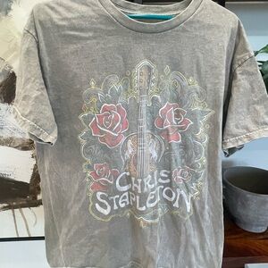 Chris Stapleton Women's Graphic Tee - Gray